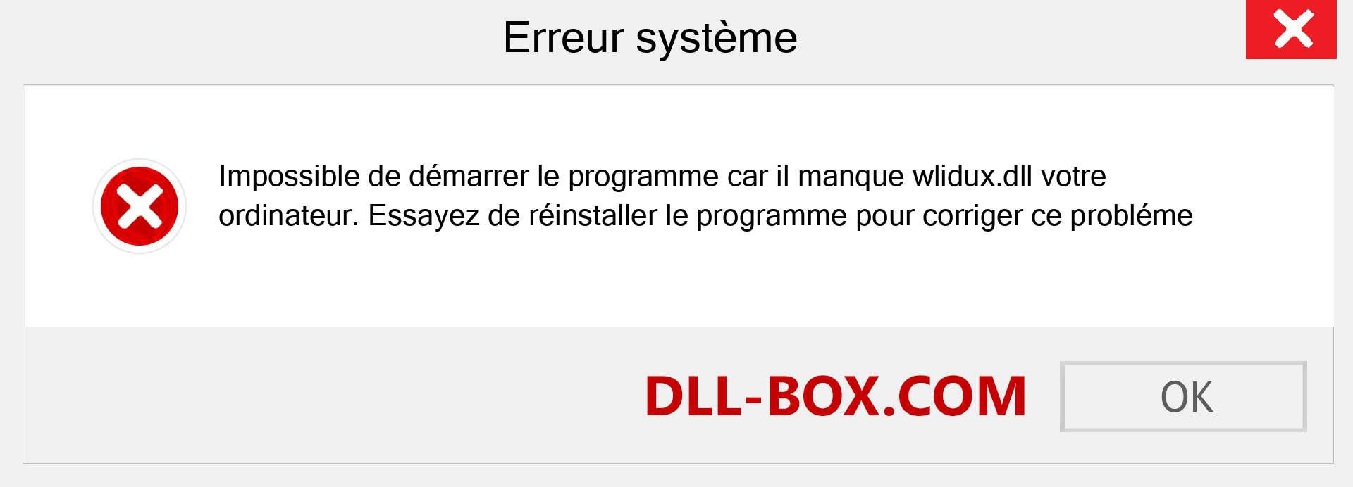 Le fichier wlidux.dll est manquant ?. Télécharger pour Windows 7, 8, 10 - Correction de l'erreur manquante wlidux dll sur Windows, photos, images